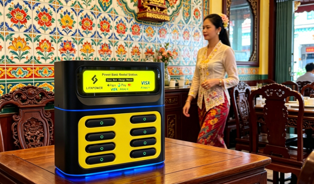 Shared power bank rental in Philippines with GCash, PayMaya and GrabPay payment integration